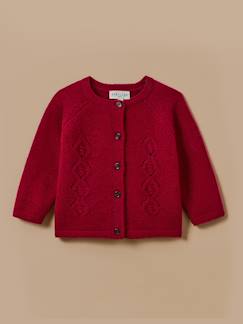 -Cardigan en laine mérinos bébé
