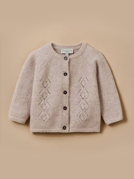 Bébé-Cardigan en laine mérinos bébé