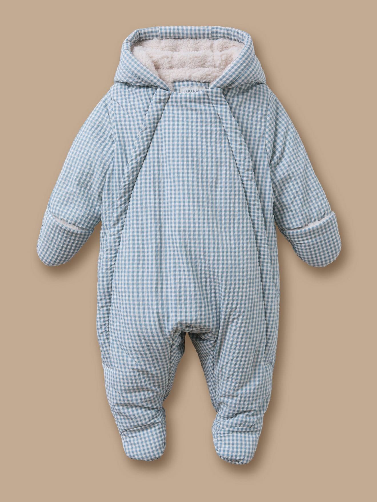 Combi-pilote Motif Vichy Bébé Vichy Bleu