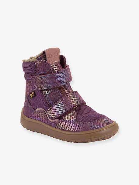 Bottes d'hiver pieds nus enfants BAREFOOT TEX WINTER Froddo bleu jean+bleu nuit+bordeaux+gris ardoise+lilas+noir+olive+violet 25 - vertbaudet enfant 