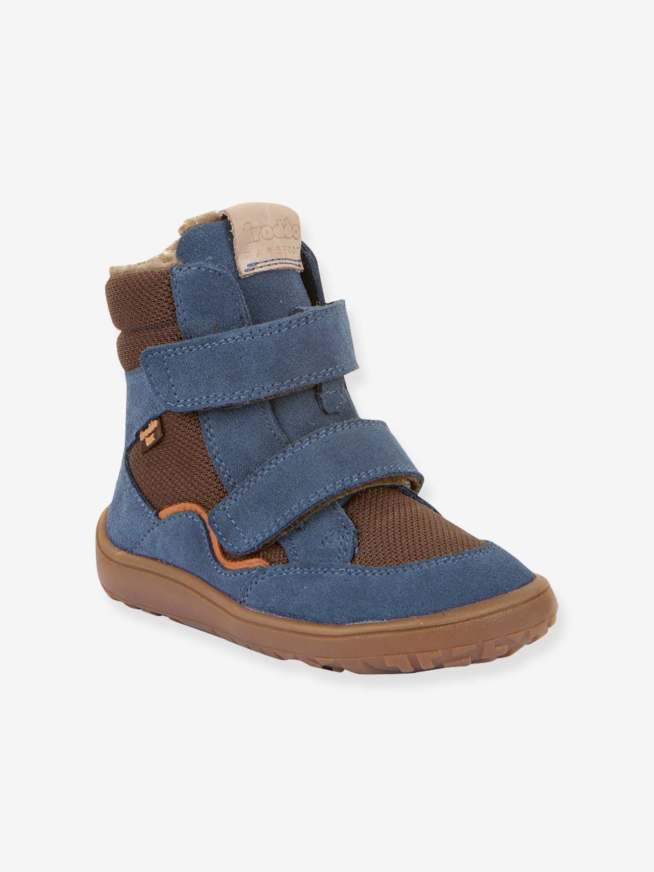 Bottes d'hiver pieds nus enfants BAREFOOT TEX WINTER Froddo bleu jean Bottes d'hiver pieds nus enfants BAREFOOT TEX WINTER Froddo bleu jean