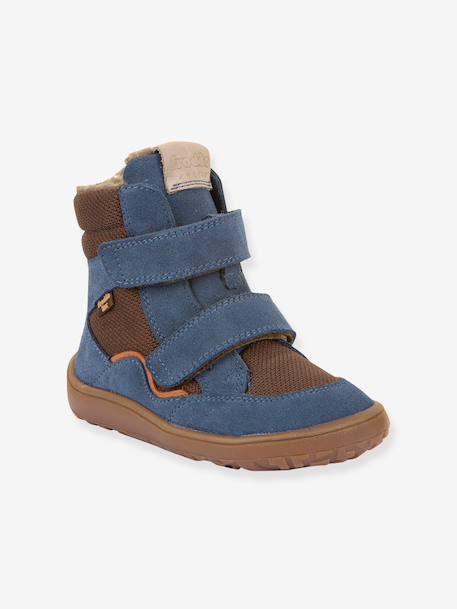 Bottes d'hiver pieds nus enfants BAREFOOT TEX WINTER Froddo bleu jean+bleu nuit+bordeaux+gris ardoise+lilas+noir+olive+violet 1 - vertbaudet enfant 