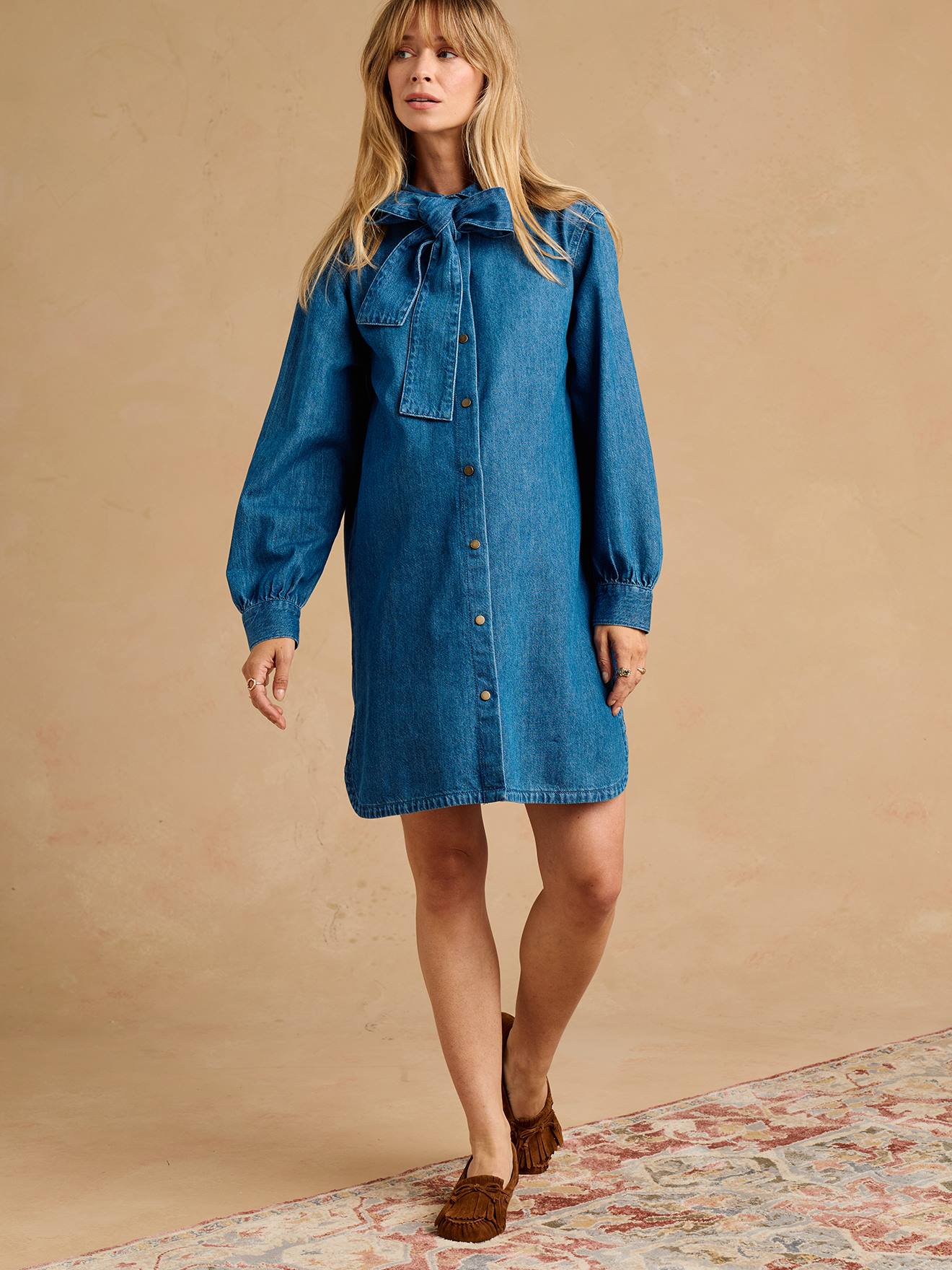 Robe chemise grossesse et allaitement stone