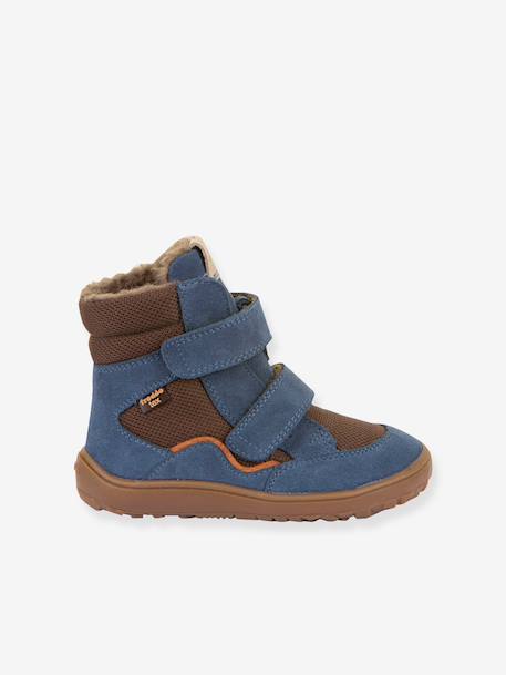 Bottes d'hiver pieds nus enfants BAREFOOT TEX WINTER Froddo bleu jean+bleu nuit+bordeaux+gris ardoise+lilas+noir+olive+violet 2 - vertbaudet enfant 