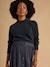 Pull grossesse et allaitement noir 6 - vertbaudet enfant 