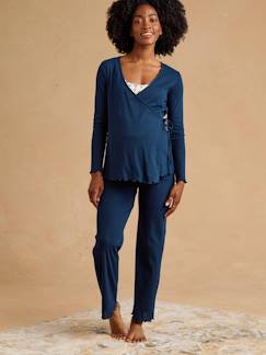 Vêtements de grossesse-Pyjama 3 pièces grossesse et allaitement