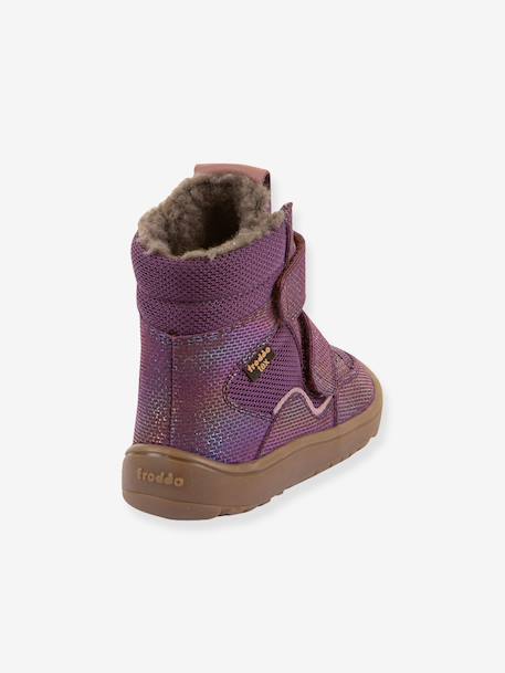 Bottes d'hiver pieds nus enfants BAREFOOT TEX WINTER Froddo bleu jean+bleu nuit+bordeaux+gris ardoise+lilas+noir+olive+violet 27 - vertbaudet enfant 
