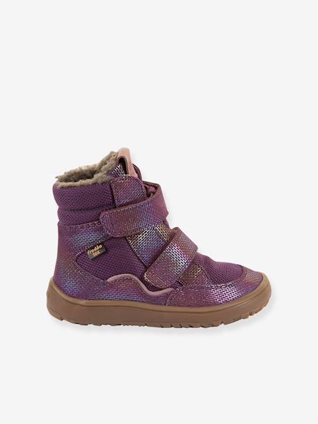 Bottes d'hiver pieds nus enfants BAREFOOT TEX WINTER Froddo bleu jean+bleu nuit+bordeaux+gris ardoise+lilas+noir+olive+violet 26 - vertbaudet enfant 