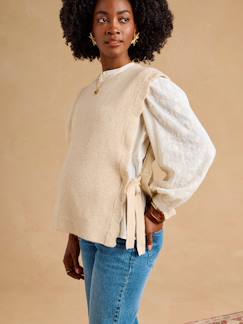 -Pull de grossesse sans manches