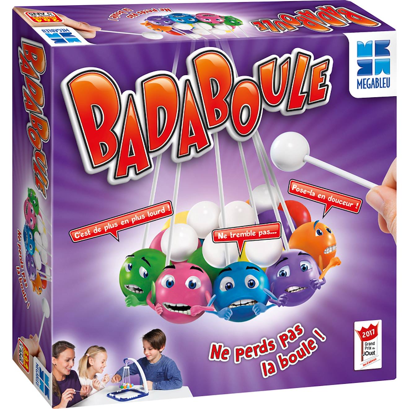 Jeu D'adresse Enfant Badaboule Équilibre De Billes Multicolore