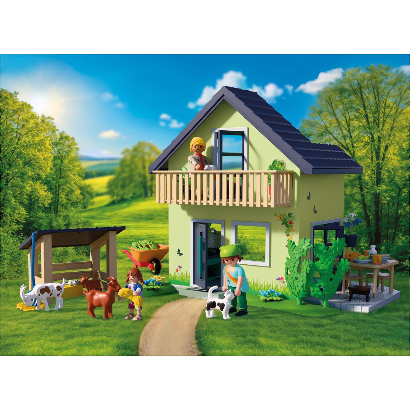 Maison De La Ferme 72162 Multicolore