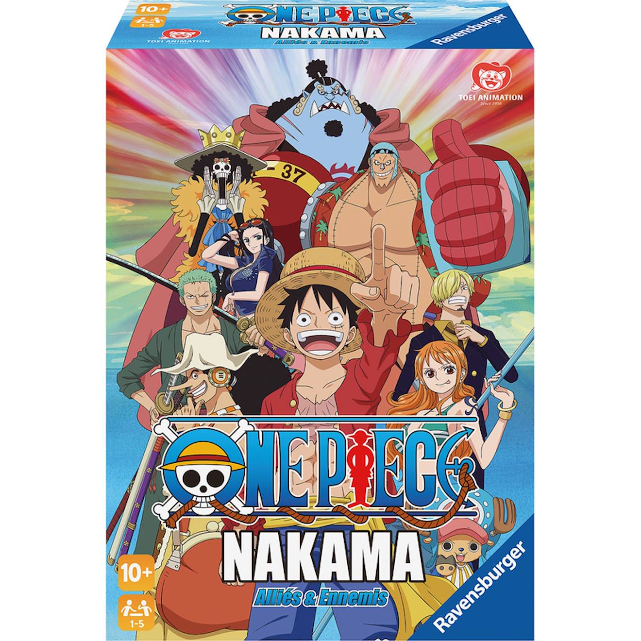 Jeu De Société Enfant One Piece Nakama Alliés Et Ennemis Multicolore