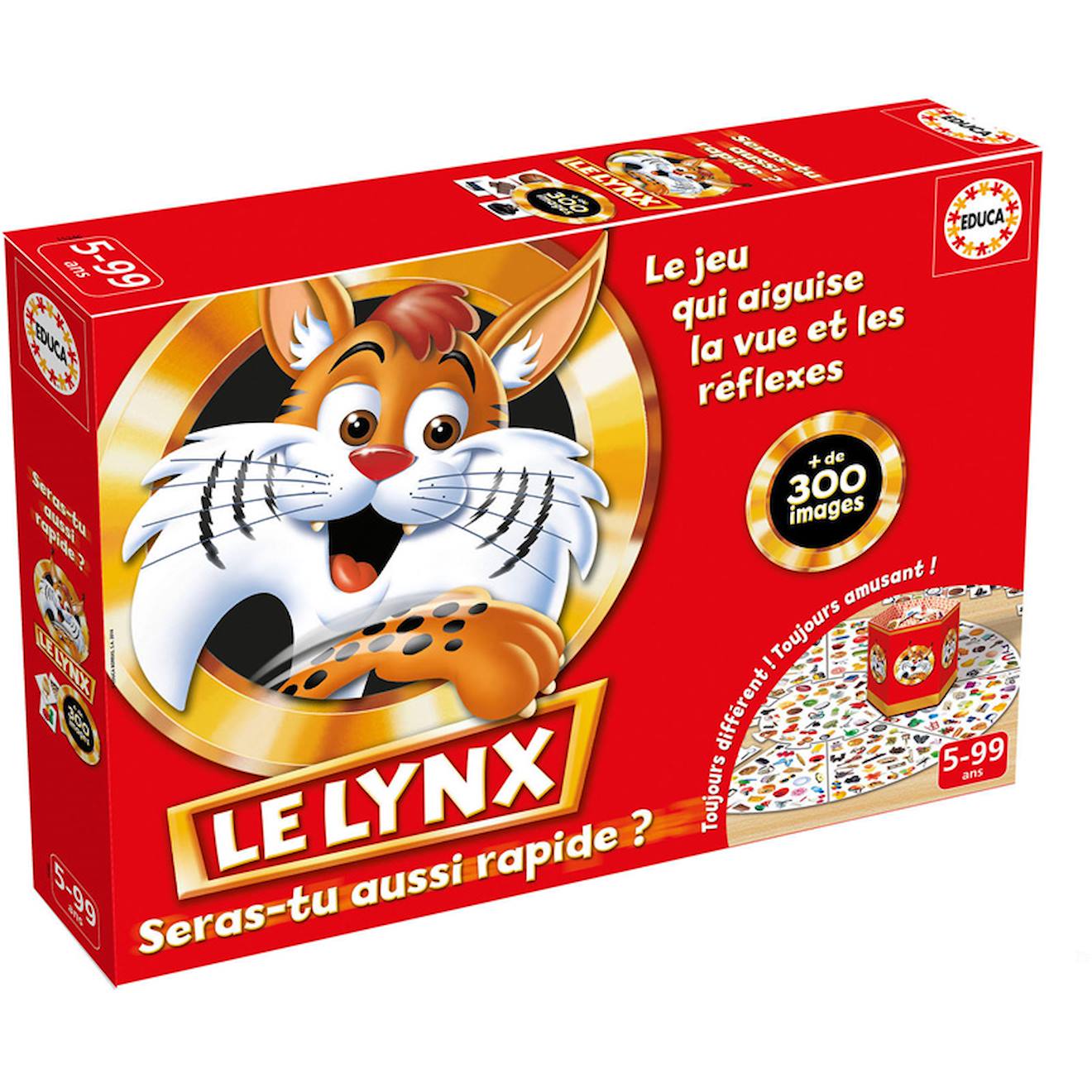 Jeu De Société Enfant Le Lynx 300 Images Multicolore