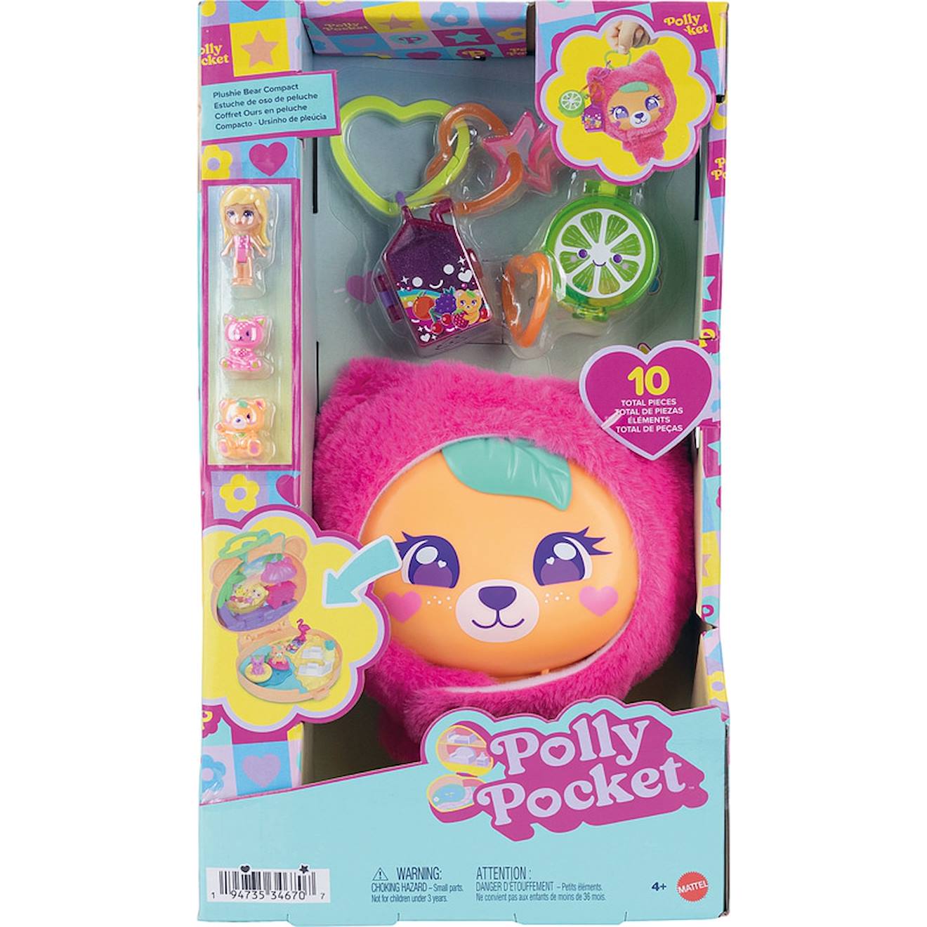 Coffret Univers Enfant Polly Pocket Ourson Multicolore