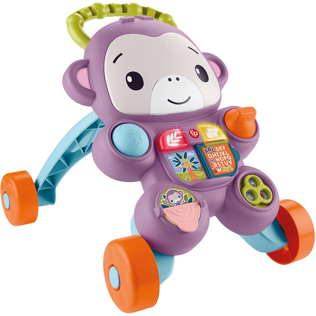 Trotteur Bébé Thème Singe Violet