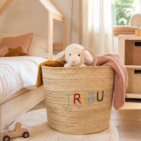 Home Maison - Panier De Rangement Tressé Tribu Naturel