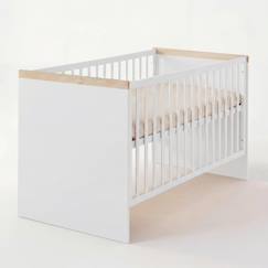 Lit Bébé Évolutif 'Jimmy' 70 × 140 - Réglable en Hauteur et Transformable en Lit Junior  - vertbaudet enfant
