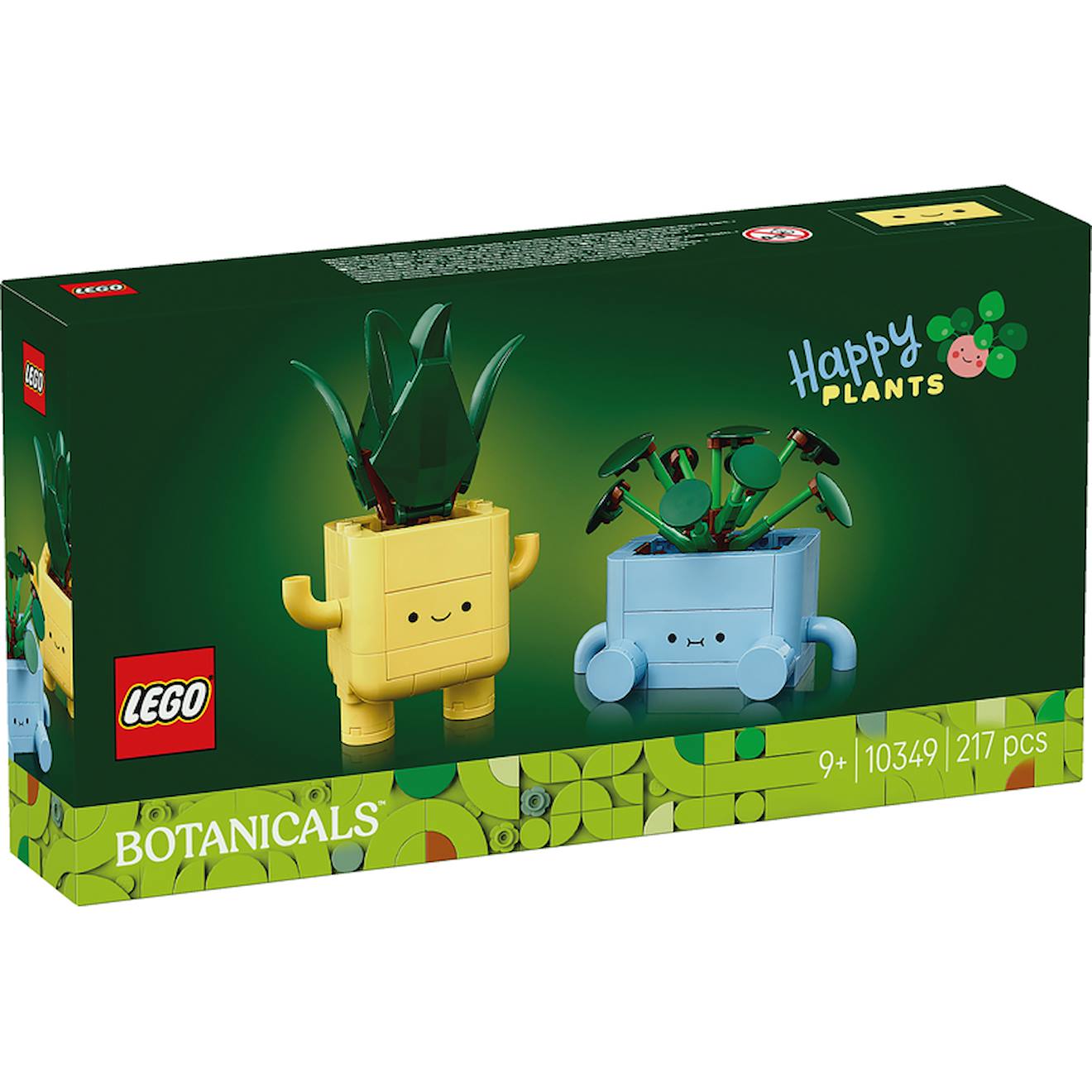 Lego 10349 Jeu De Construction Enfant Petites Plantes Souriantes Botanicals 217 Pièces Multicolore