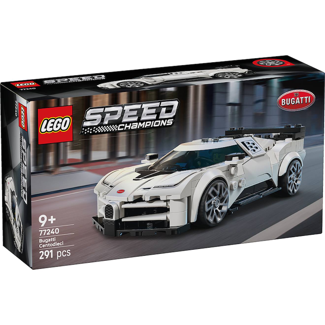 Lego 77240 Jeu De Construction Enfant Hypercar Bugatti Centodieci Speed Champions 291 Pièces Multicolore