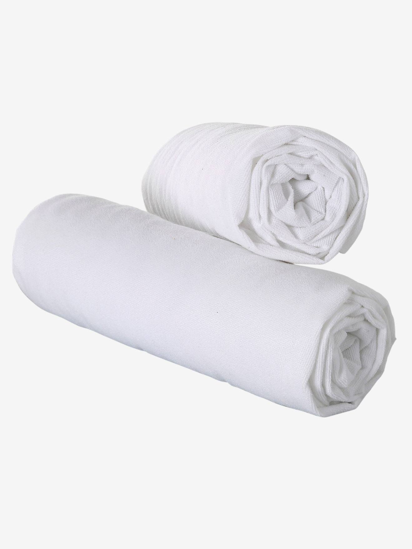Lot de 2 alèses jersey BI-OME NTL® blanc