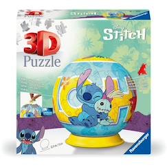 Jouet-Puzzle 3d enfant lilo et stitch ball rond 72 pièces