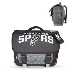 -Cartable scolaire 2 compartiments NBA San Antonio Spurs - 38 cm