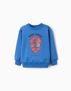-Sweat en coton peigné avec imprimé lenticulaire spider-man