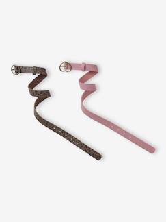 -Lot de 2 ceintures