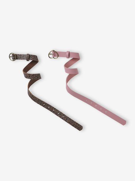 Fille-Lot de 2 ceintures