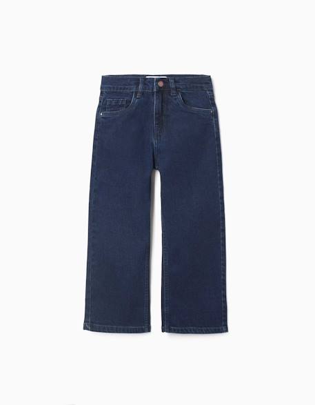 Pantalon en jean à coupe droite avec 5 poches  - vertbaudet enfant