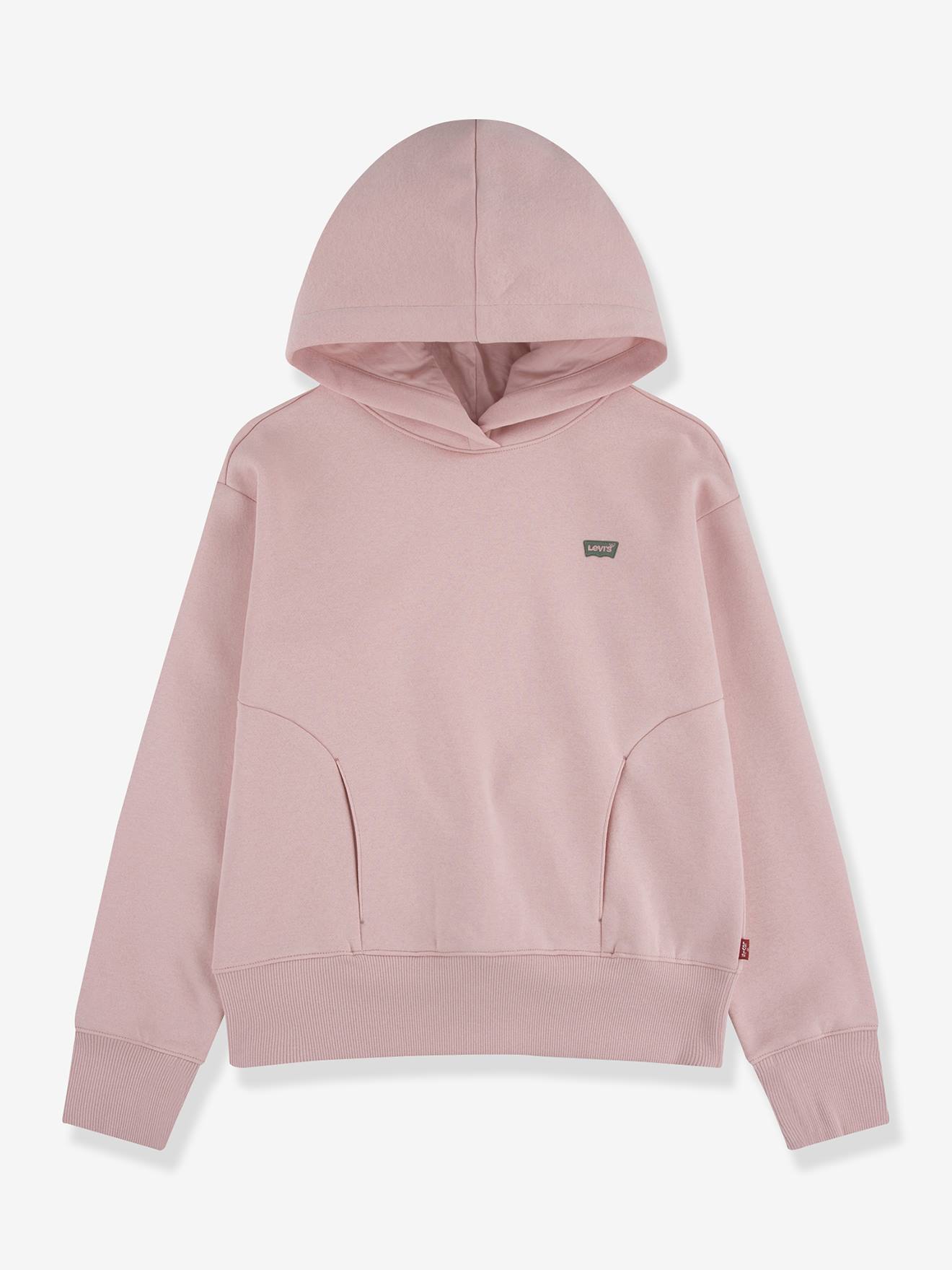 Sweat à capuche rose