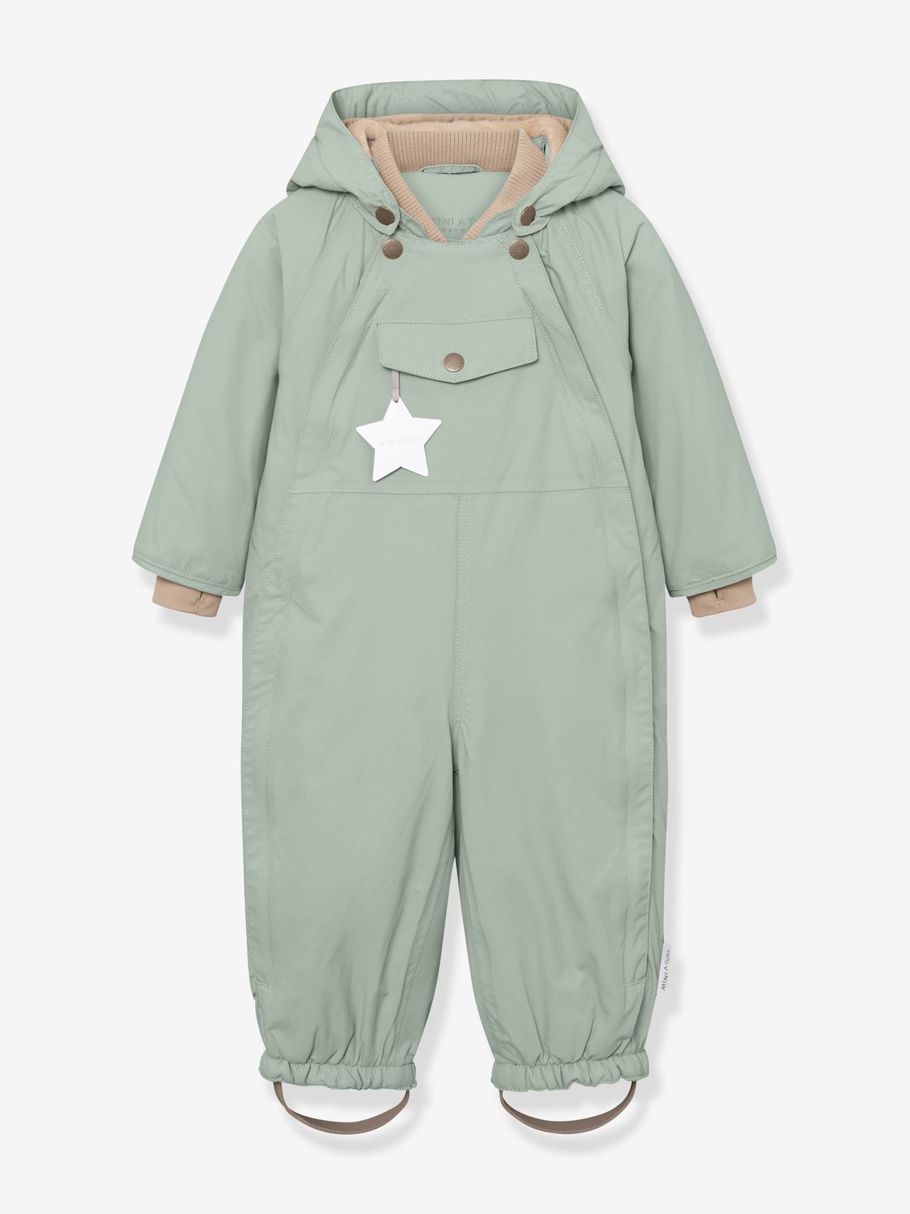 Combinaison de neige doublée polaire MATWISTI enfant MINI A TURE gris ardoise