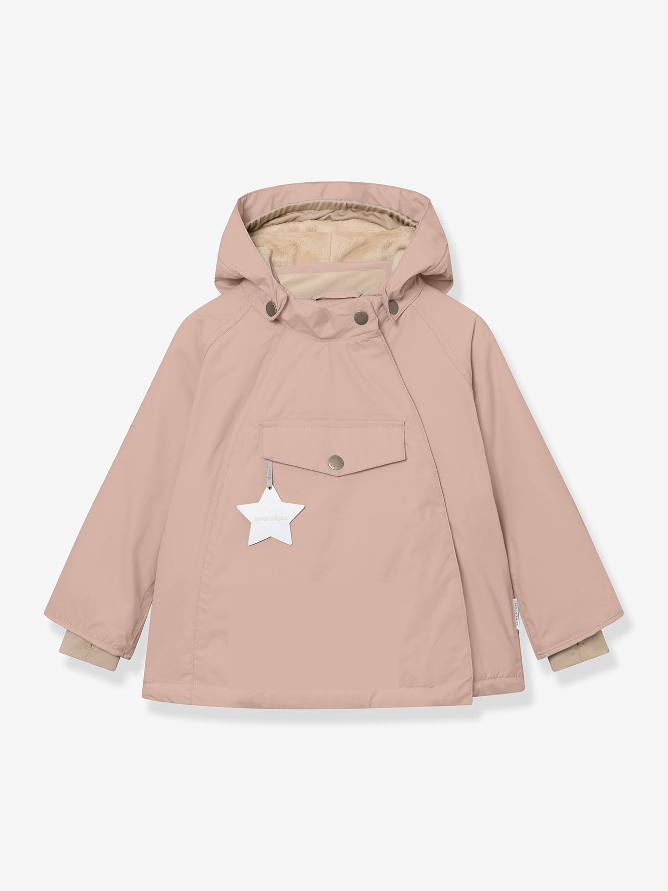 Veste d'hiver avec doublure polaire MATWANG enfants MINI A TURE vieux rose