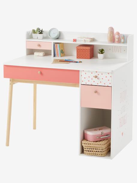 Bureau Primaire Lea Blanc Bois Vertbaudet