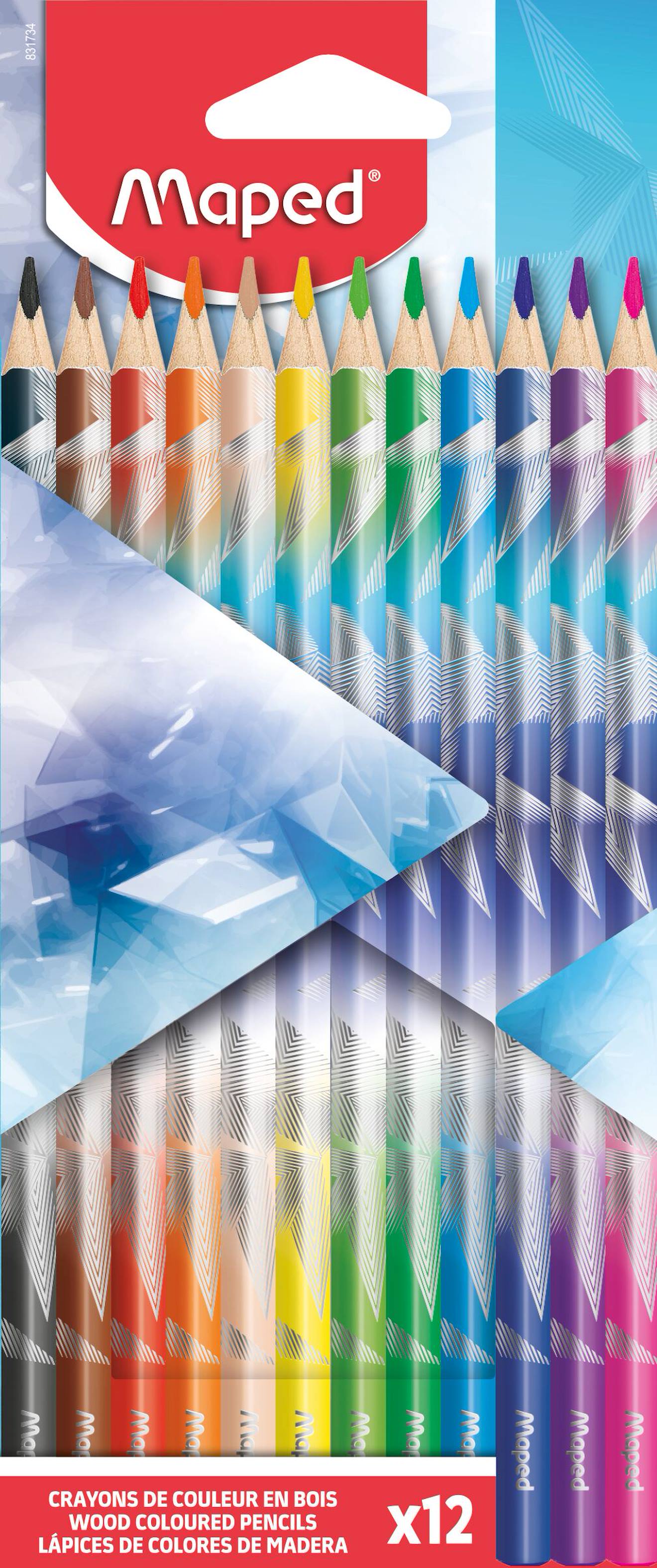 Crayons De Couleur En Bois Arctic Bleu
