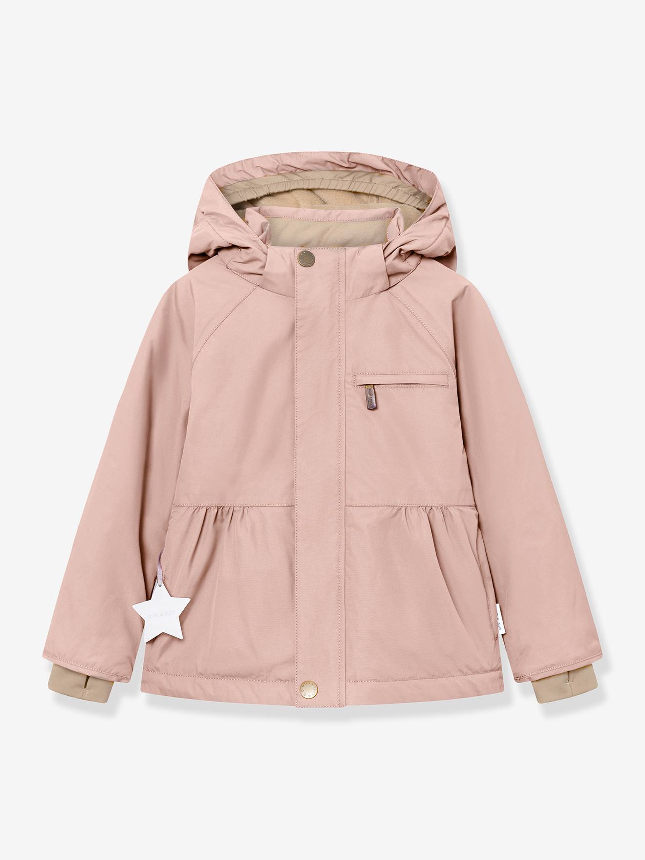 Veste d'hiver avec doublure polaire MATBRIDDINE fille MINI A TURE vieux rose