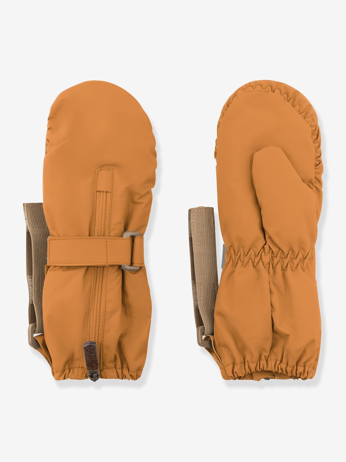 Moufles enfant avec doublure polaire MATCESAR MINI A TURE caramel