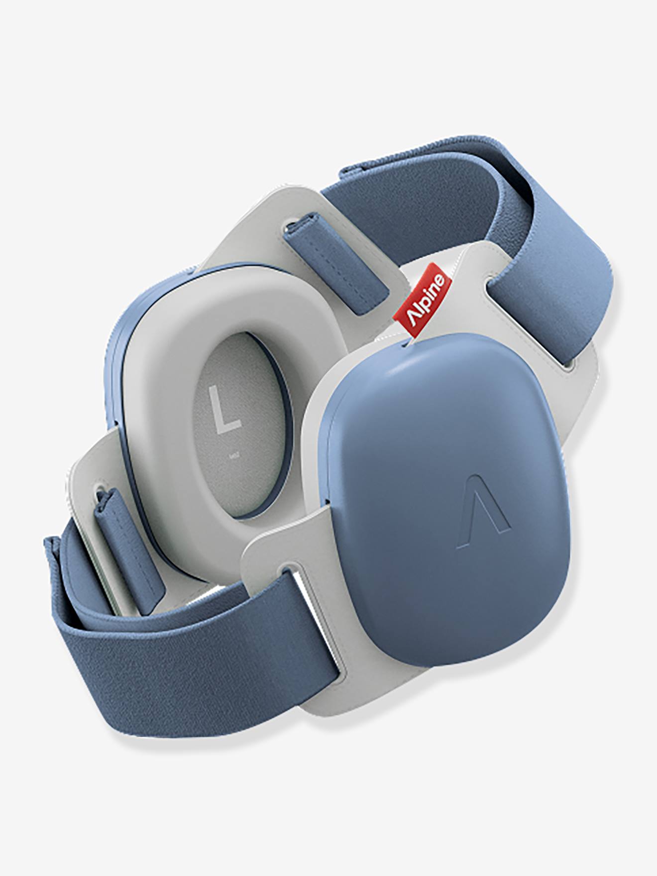 Casque antibruit Muffy baby bleu jean (Alpine) - Image 1