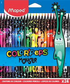 Crayons de couleur color peps monster  - vertbaudet enfant