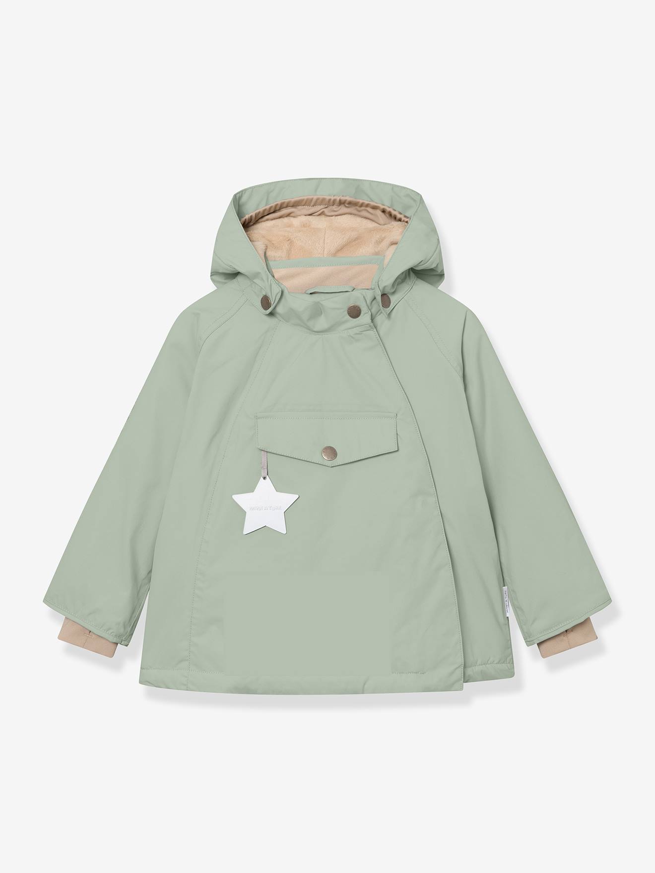 Veste d'hiver avec doublure polaire MATWANG enfants MINI A TURE gris ardoise