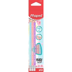 Jouet-Papeterie-Crayons graphite hb 2 black peps pastel
