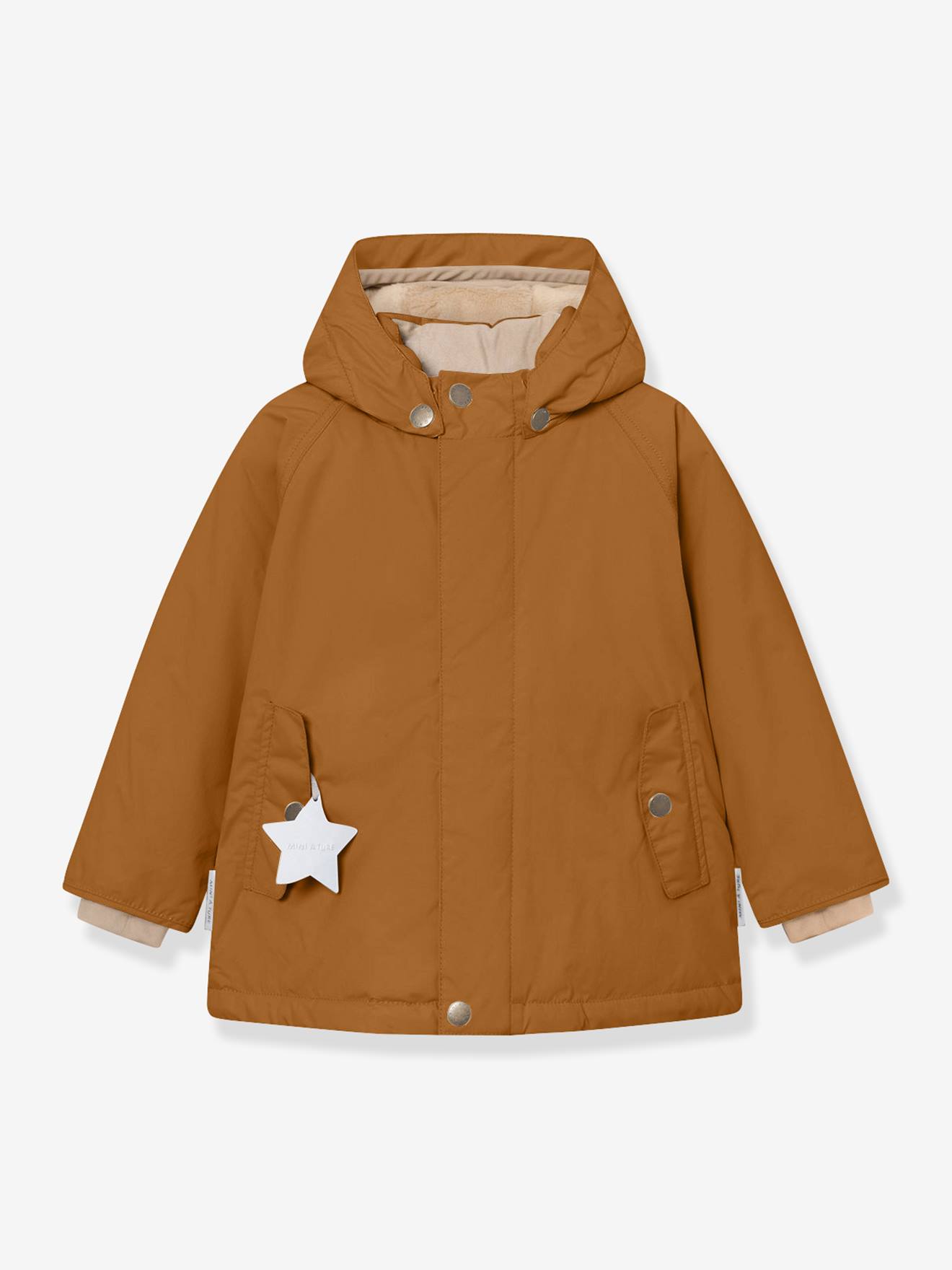 Veste d'hiver avec doublure polaire MATWALLY enfants MINI A TURE caramel