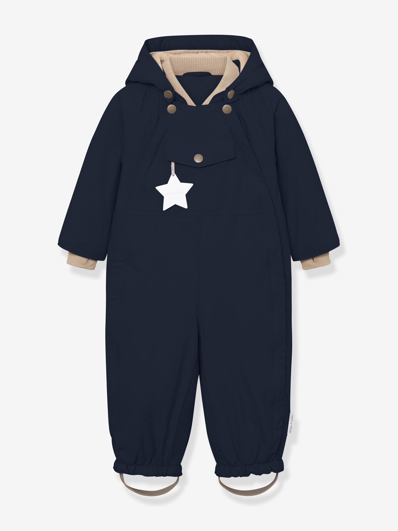 Combinaison de neige doublée polaire MATWISTI enfant MINI A TURE marine
