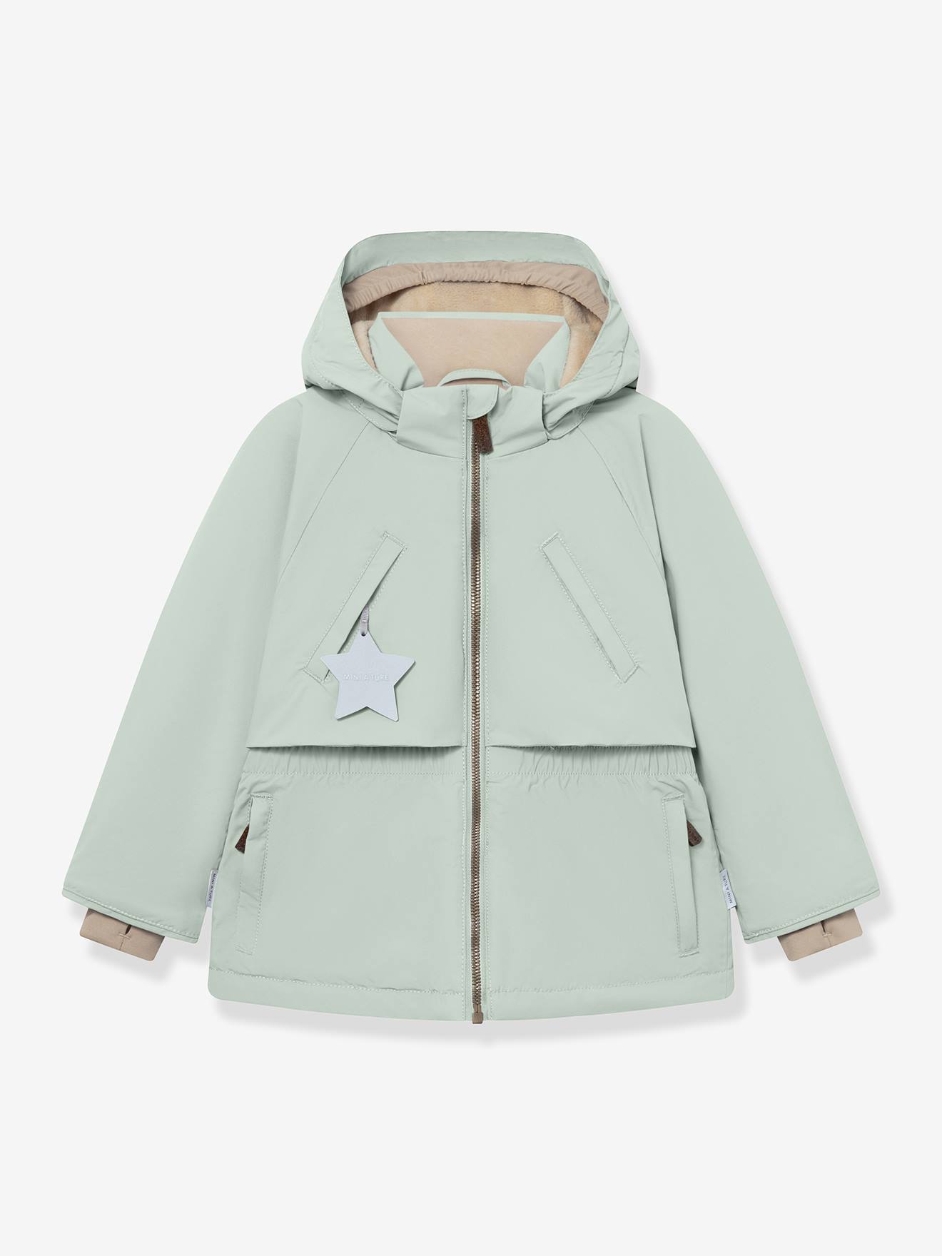 Veste d'hiver avec doublure polaire MATALGEANA fille MINI A TURE gris ardoise