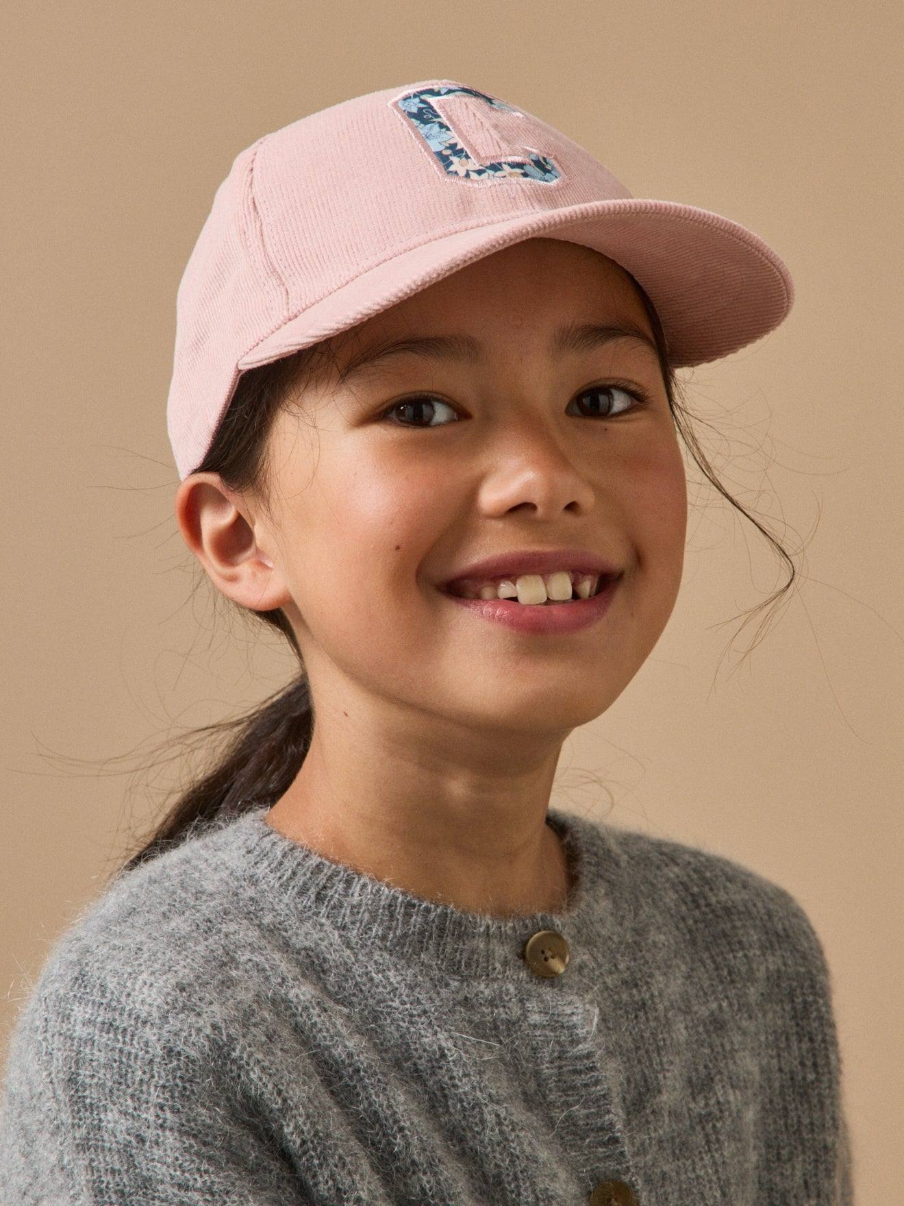 Casquette Velours Fille Rose Poudre 25 €