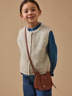 -Sac écureuil en cuir fille