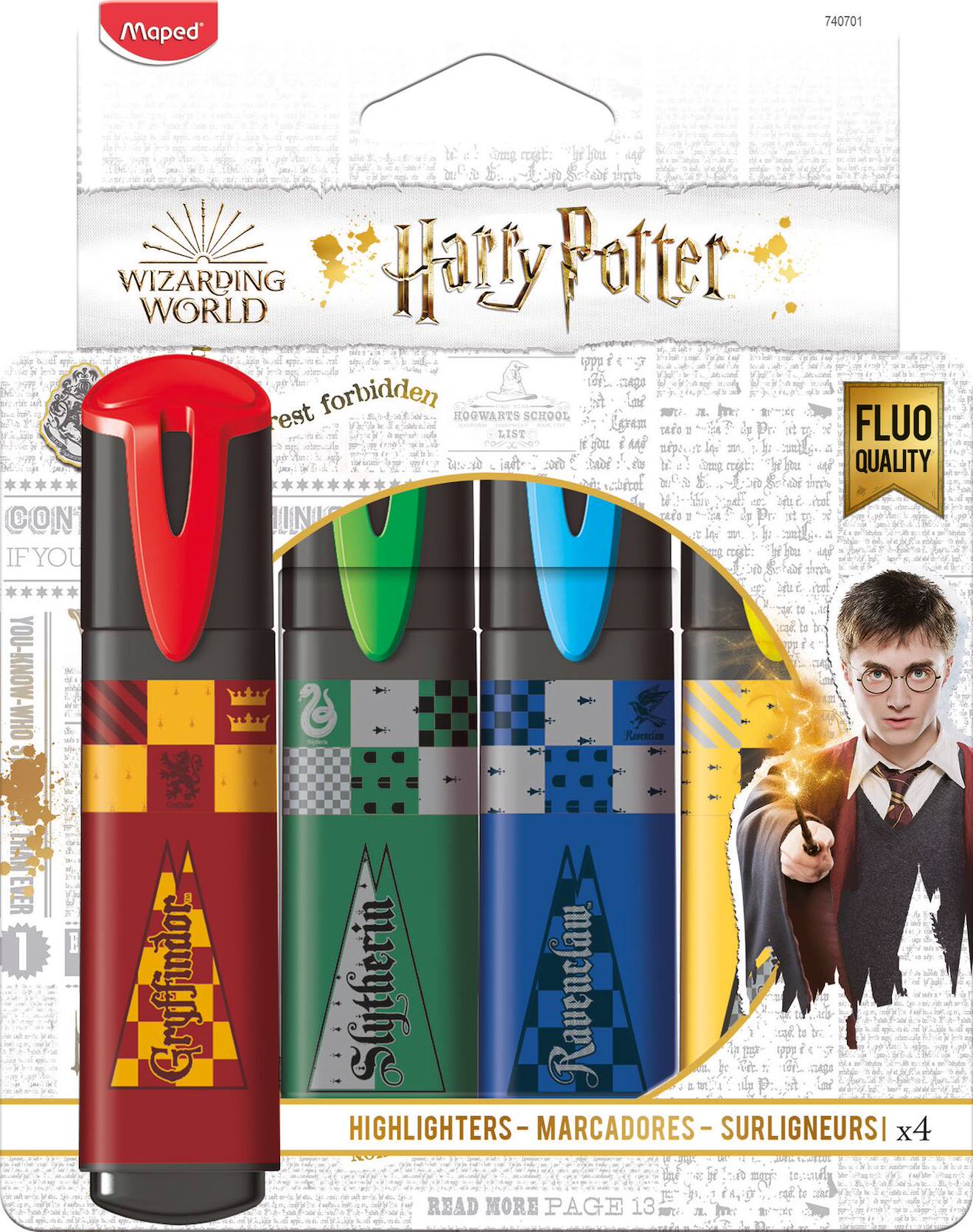 Surligneurs Harry Potter Multicolore
