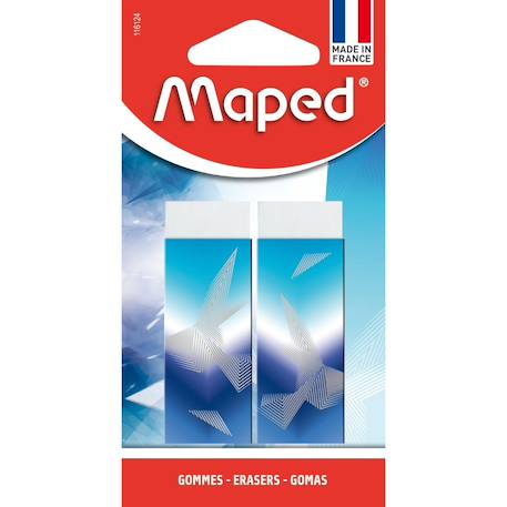 Fille-Accessoires-Fourniture scolaire-Lot de gommes blanches arctic vibes
