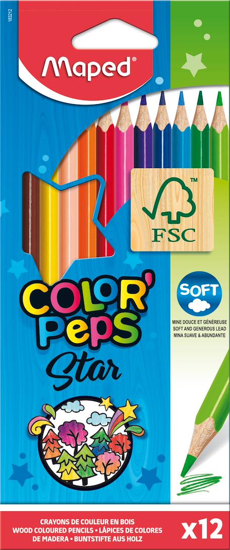 Fille-Accessoires-Crayons de couleur color peps classic
