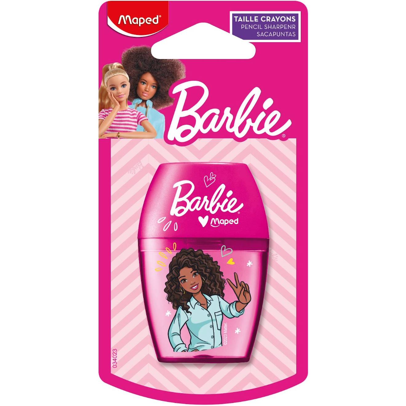 Taille Crayons Barbie Rose